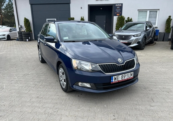 Skoda Fabia cena 36900 przebieg: 126710, rok produkcji 2018 z Obrzycko małe 254